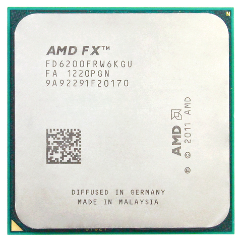 AMD FX 6200 AM3+ 3.8GHz/8MB/125W Six Core desktop processors CPU Socket AM3+ ► Photo 1/2