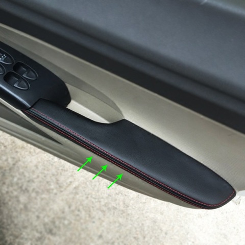 For Honda Civic 8th Gen Sedan 2006 2007 2008 2009 2010 2011 Car Microfiber Leather Door Armrest Panel Cover Trim ► Photo 1/5