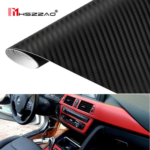 127cmx30cm 3D 3M Auto Carbon Fiber Vinyl Film Carbon Car Wrap Sheet Roll Film Paper Motorcycle Car Stickers Decal Car Styling ► Photo 1/1