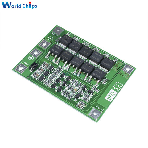 3S 40A 11.1V 12.6V 18650 Lithium Battery Charger Protection Board PCB BMS for Drill 40A Current Lipo Cell Module Enhance Version ► Photo 1/6