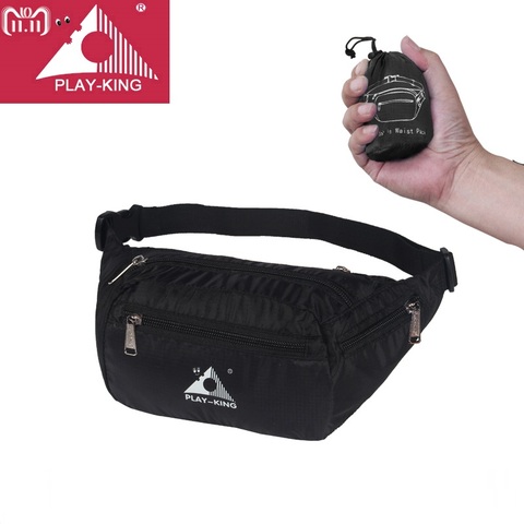 PLAYKING Sport Running Bag Waterproof Foldable Waist Bag Fanny Pack For Men Women Jogging Belt Gym Fitness Sport Accessories ► Photo 1/6
