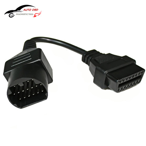 OBD 2 Cable for Mazda 17 Pin OBD2 OBD II Cable to 16 Pin Connector Adapter Male Cord Diagnostic Tools Adapter Extension Cable ► Photo 1/6