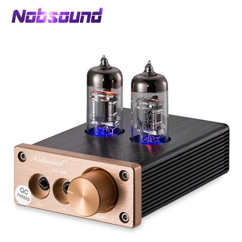 Nobsound Mini 6J3 Vacuum Tube Pre-Amplifiers Audio High-current HiFi Stereo Earset Headphone Amp ► Photo 1/6