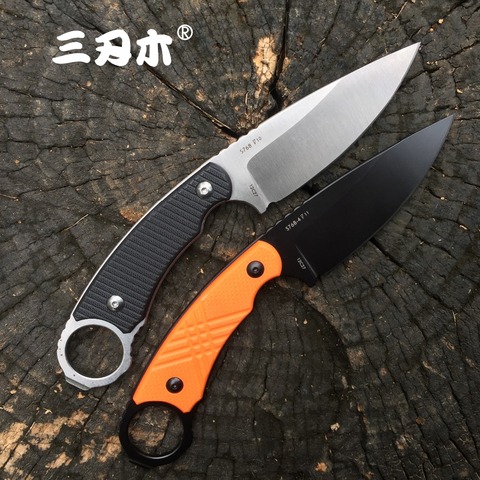 Sanrenmu S768 Fixed Blade Knife 12C27 Blade Camping Hunting Tactical bushcraft Outdoor Survival Utility Fishing EDC Tool Knives ► Photo 1/6