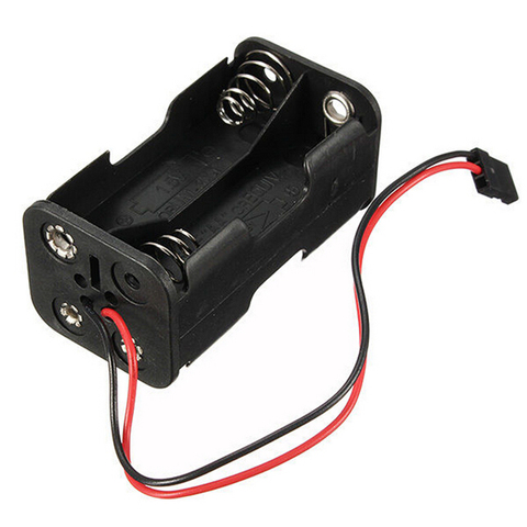 Mayitr Dual Box 6.0V 4xAA Battery Holder with Futaba Plug For RC Aircraft Car Boat DIY Craft ► Photo 1/4