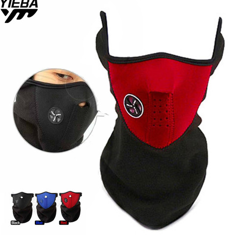 Motorcycle Face Mask Outdoor Motor Helmet Bandana Hood Ski Sport Neck half Face Mask Windproof Dustproof Face Mask 3 colos ► Photo 1/6