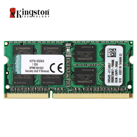 Kingston 8GB DDR3L 1600MHz 1.35v Laptop RAM (KCP3L16SD8/8) ► Photo 1/4