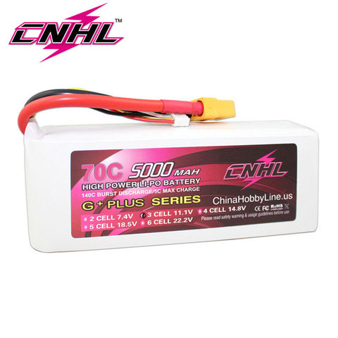 CNHL G+PLUS 5000mAh 3S 11.1V 70C Lipo Battery ► Photo 1/2