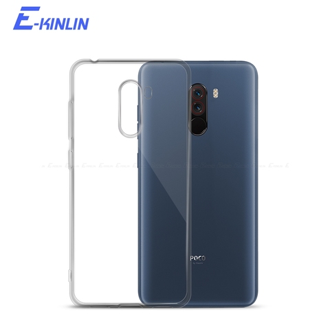 Transparent Silicone UltraThin Clear Soft Full Protective Cover For Xiaomi Poco X2 X3 NFC Pocophone F1 M2 F2 Pro TPU Back Case ► Photo 1/6