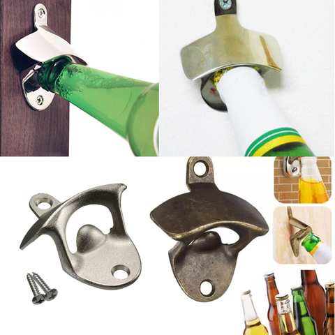 Vintage Bottle Opener Wall Mounted Wine Beer Opener Tools Bar Drinking  Accessories Home Decor Kitchen Party Supplies - Price history & Review, AliExpress Seller - HIFUAR Kitchen Store
