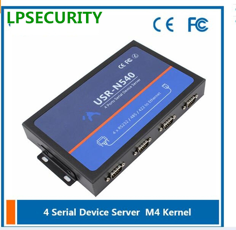 LPSECURITY USR-N540 4 ports Serial Device Servers, Serial RS232 485 422 to Ethernet Converter module controller ► Photo 1/3