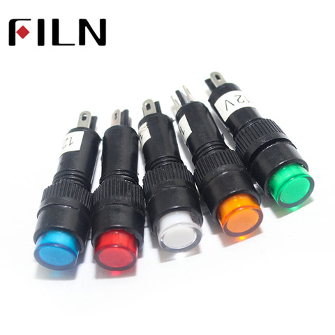 indicator lamp led signal led lamp 8mm hole electrical indicator 12 volt led indicator light for effects ► Photo 1/1