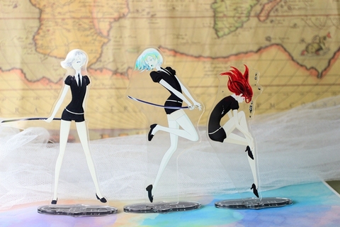 Anime Houseki no Kuni Phosphophyllite cinnabar Acrylic Stand Figure Desktop Decoration Collection Model Toy Doll Gifts ► Photo 1/1