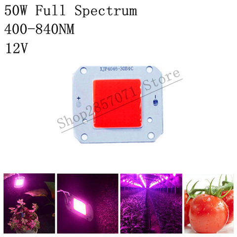 12V 50W Full Spectrum 400-840NM LED COB chip, Integrated Smart IC Driver ► Photo 1/1