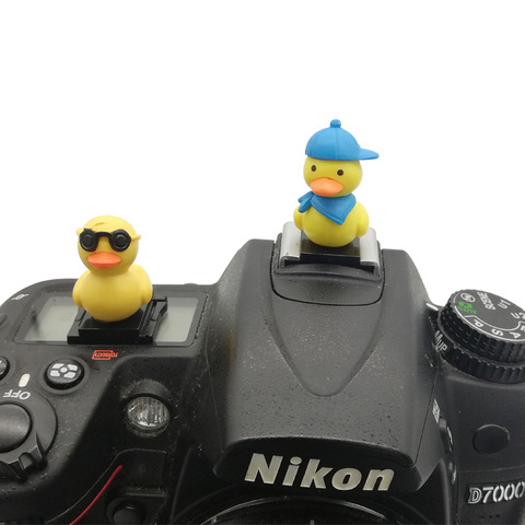 Yellow Duck 3D Cartoon Camera Flashlight Hot Shoe hotshoe cover For Canon Nikon Fujifilm Samsung Panasonic Leica Olympus ► Photo 1/6
