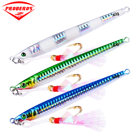 1PC Jigging Lead 80g-100g/13.5cm-14.5cm Metal Jig Fishing Lure with Nepal  Hooks 5 Colors Paillette Wobbler Artificial Hard Bait - Price history &  Review, AliExpress Seller - PRO BEROS FISHING TACKLE Store