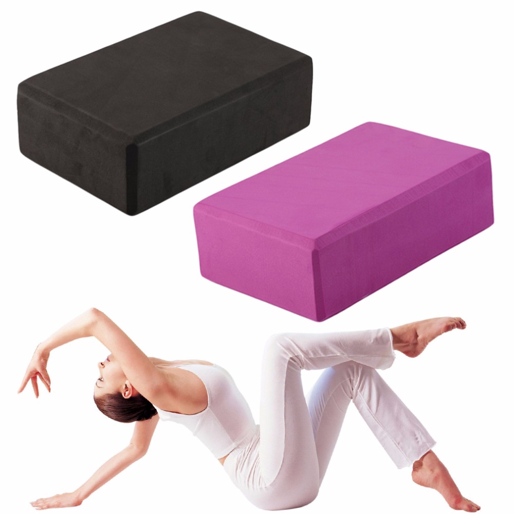 Yoga Fitness Block Props Foam Brick Stretching Aid Gym Pilates Exercise Sport 