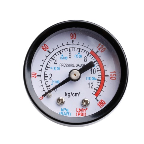 Air Compressor Pneumatic Hydraulic Fluid Pressure Gauge 0-12Bar / 0-180PSI  -Y103 ► Photo 1/1