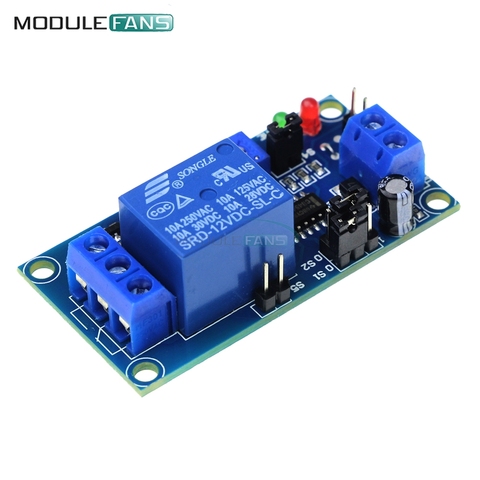 DC 12V Timer Delay Relay Adjustment Potentiometer Board Turn ON / Delay Turn OFF Switch Module With Timer Control Board ► Photo 1/6