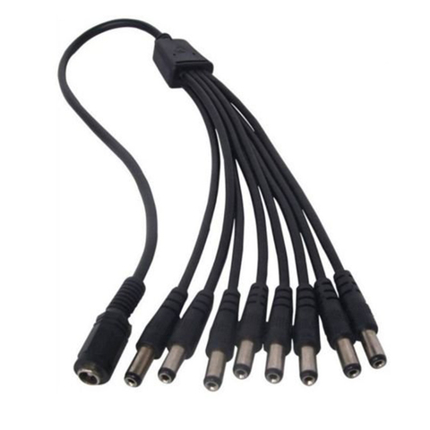 1PCS CCTV Security Camera 1 DC Female To 2/3/4/5 Male Plug Power Cord Adapter Connector Cable Splitter for LED Strip 2022 New ► Photo 1/6