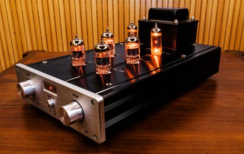 New Finished 12AX7+12AU7+6Z4 Pure Class A Tube Preamplifier HiFi Vacuum Tube Preamp ► Photo 1/6