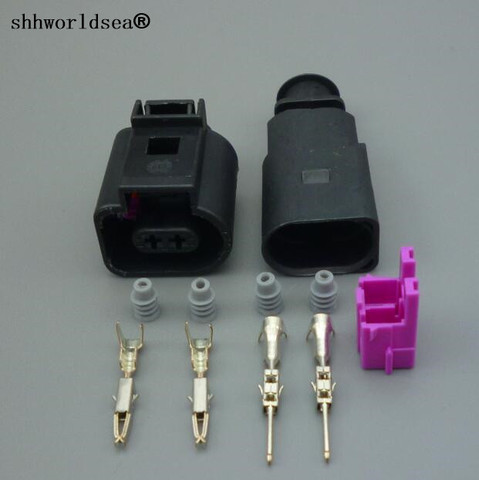 shhworldsea 1pcs 2Pin 1.5mm 1J0973802/1J0973702 Auto Temp sensor plug,deflation valve plug waterproof Electrical Wire connector ► Photo 1/6
