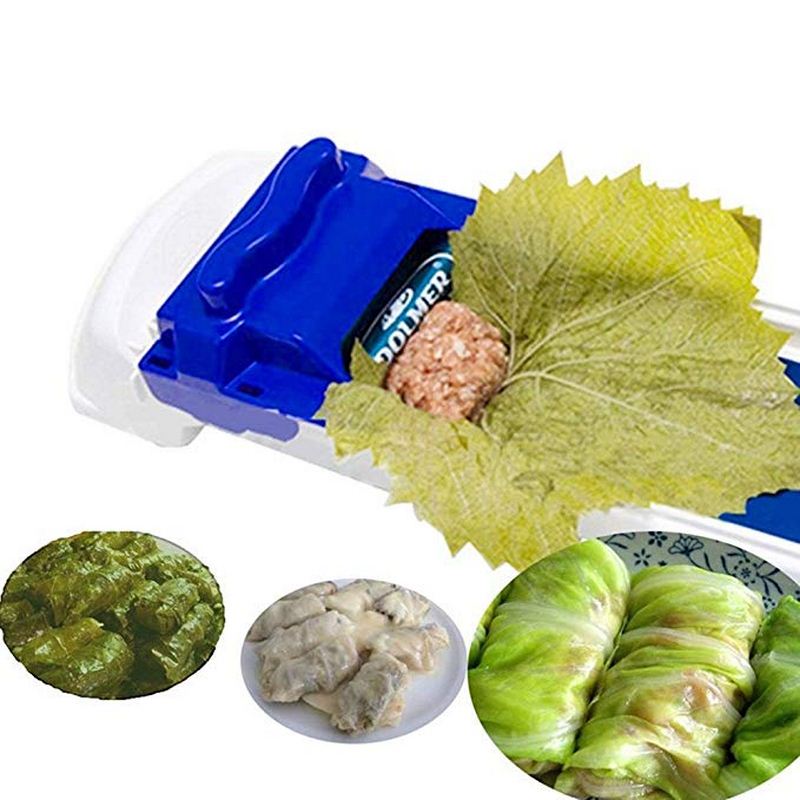 Vegetable Meat Roller Sushi Rolling Machine kit Meat Roller Stuffed Grape Leaves Cabbage Rolling Tool Stuffed Grape Leaf Roller Machine 
