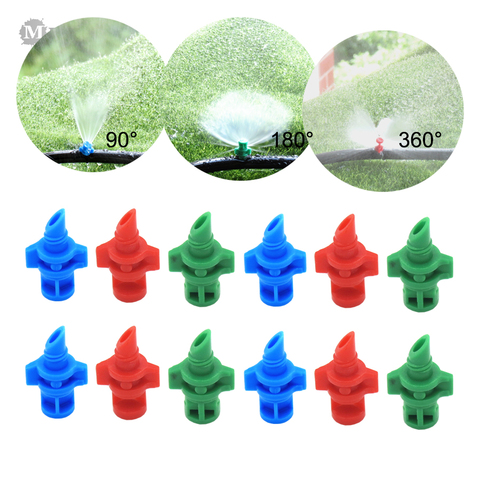 MUCIAKIE 20PCS 90 180 360 Degrees Misting Refraction Spray Nozzle Garden Watering Irrigation for Flower Greenhouse Sprayer ► Photo 1/6