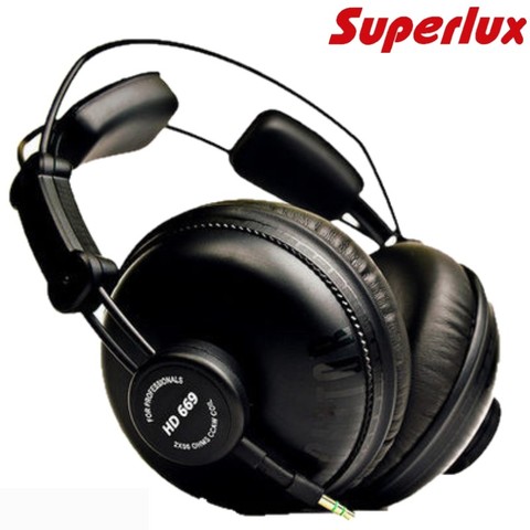 Superlux HD669 professional recording studio monitor closed-back headphone noise cancelling headset music studio gaming headset ► Photo 1/6