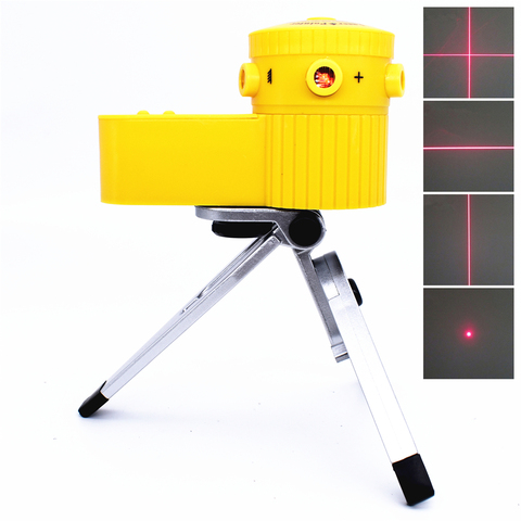 Multifunctional Laser Level Worldwide Vertical Horizontal Cross Line Optical Instruments with Adjustable Tripod for Laying Floor ► Photo 1/6