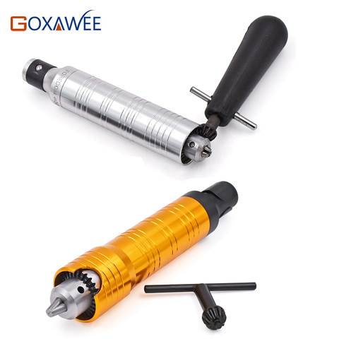 Power Tools Accessories Electric Drill Handpiece Stainless Steel Handle 6mm Chuck  Mini Grinding Mill Drill Handle ► Photo 1/6