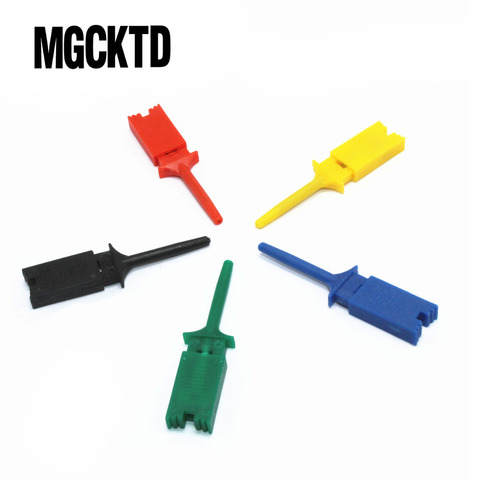 10pcs Test Hooks Clips for Logic Analyzers Logic Test Clip 5 Colors: Red Black Yellow Green Blue ► Photo 1/3