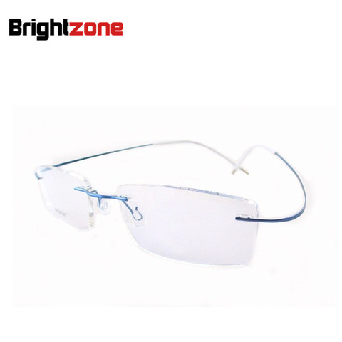 Best Sell Light Weight Flexible Rimless Non-screw 6g Eyeglasses Glasses Prescription Pure B-Titanium Optical Frame Spectacles ► Photo 1/5