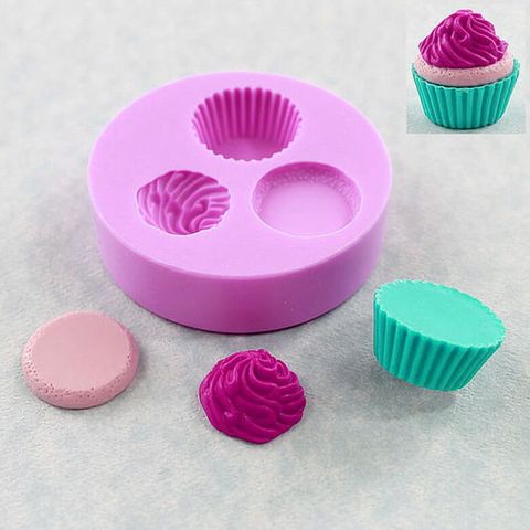 Flower shaped Silicone Cupcake molds, Candy Molds