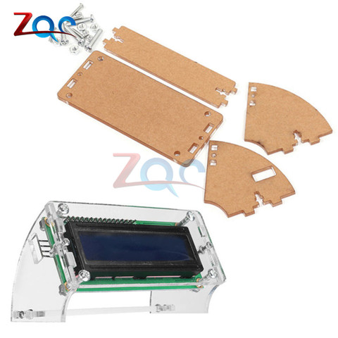 Transparent Acrylic Shell for LCD1602 LCD Screen with Screw/Nut LCD1602 Shell Case holder (no with 1602 LCD) ► Photo 1/6