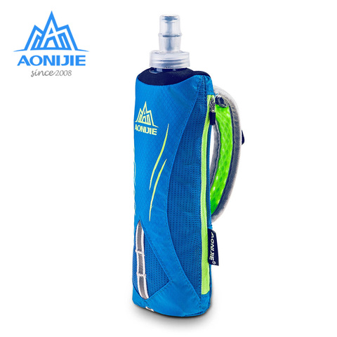 AONIJIE E908 Running Hand-held Water Bottle Kettle Holder Wrist Storage Bag Hydration Pack Hydra Fuel Soft Flask Marathon Race ► Photo 1/6