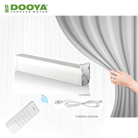 Original Dooya KT82TN Electric Curtain DC Motor+DC2700 Remote-Controller,Automatic Electric Curtain Motor 110-240V Smart Home ► Photo 1/6