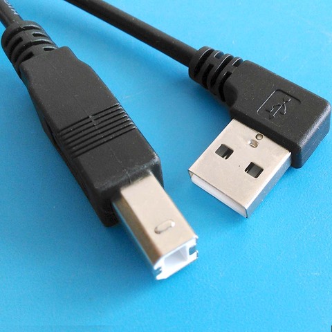 short usb printer cable 10cm l shape usb printer cable usb am to bm l shape cable ► Photo 1/5