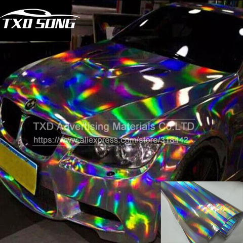 Holographic Chrome Vinyl(Rainbow Film Vinyl)