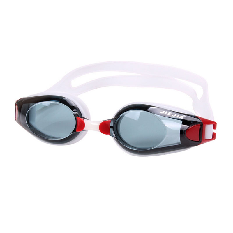 Black JIEJIA Adjustable Anti fog UV Waterproof Swimming Goggles Glasses 