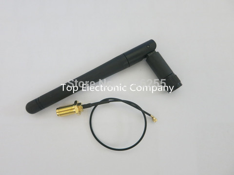 Free Shipping ESP8266 serial WIFI wireless transceiver module MT7681 3DBI gain antenna ► Photo 1/1