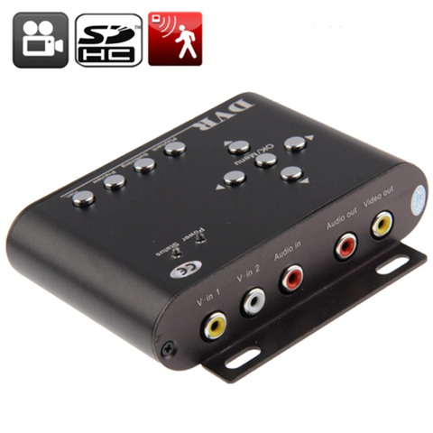 2 channels Mini DVR, Support SD Card, Can Be Connected to Two Cameras Simultaneously Support Loop Recording Motion Detect ► Photo 1/6