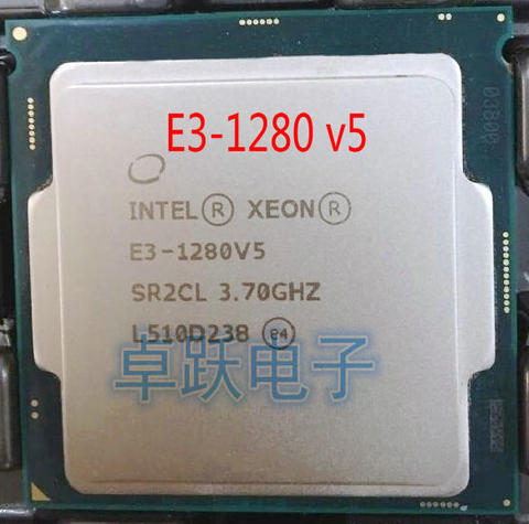 Original Intel Xeon E3-1280V5 CPU 3.70GHz 8M 80W LGA1151 E3-1280 V5 Quad-core E3 1280 V5 processor E3 1280V5 Free shipping ► Photo 1/1