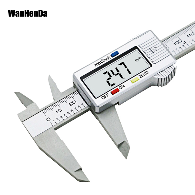150MM 6inch LCD Digital Electronic Vernier Caliper Gauge Micrometer Ruler Tool 