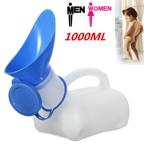 Portable 1L Unisex Female Urinal Toilet Urine Urination Device Bottle Emergency Closestool Outdoor Camping Travel Tool Tent ► Photo 1/6