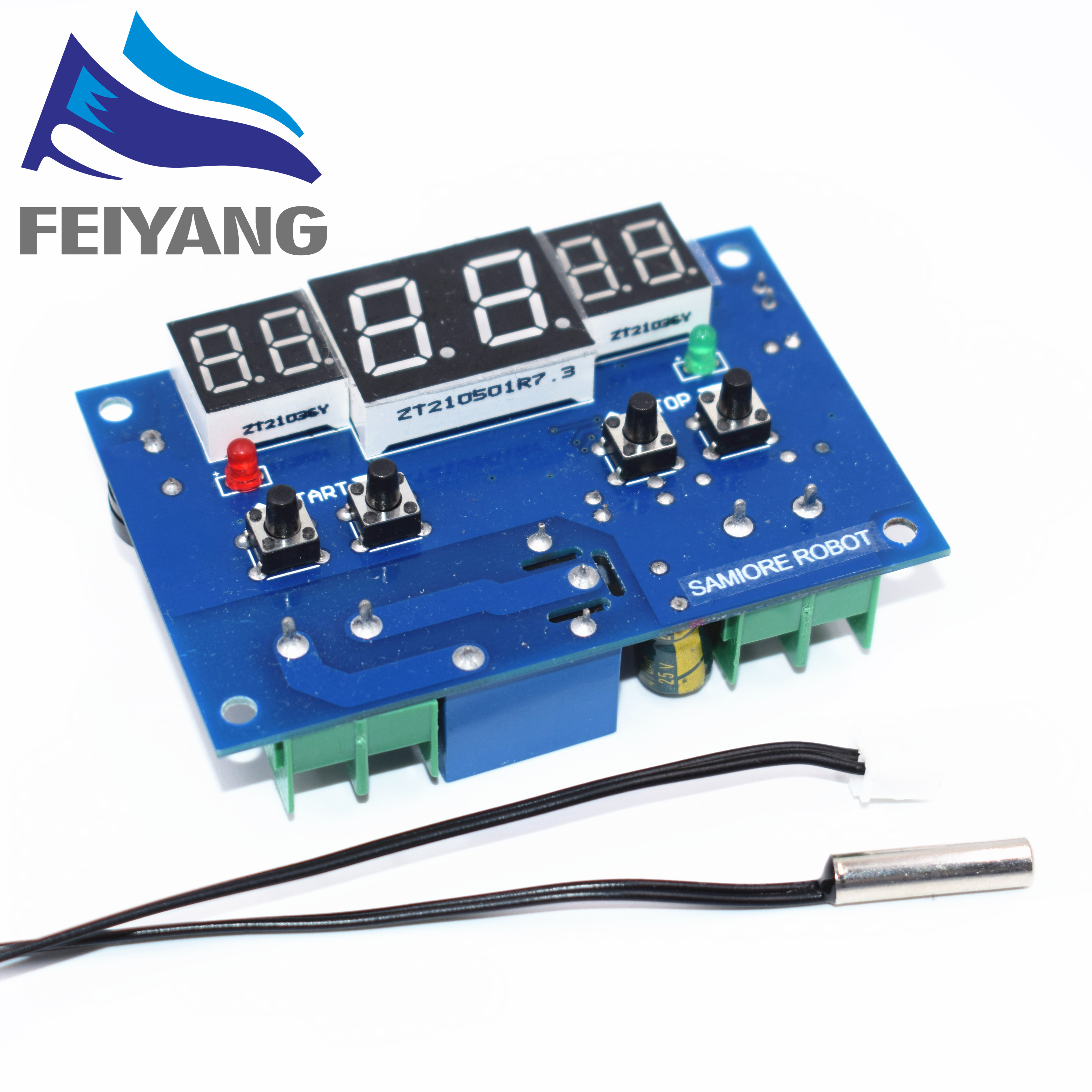 DC12V Intelligent Digital Led Thermostat Temperature Controller Sensor 40-120°C 