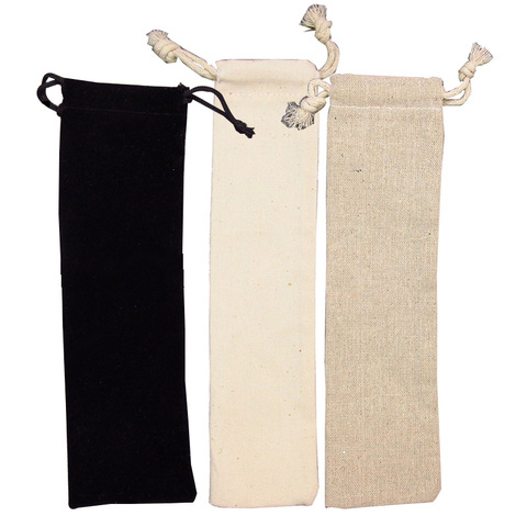 20pcs/lot non-woven fabric storage bag/pouch for stainless steel straws/chopsticks/dinnerware ► Photo 1/6