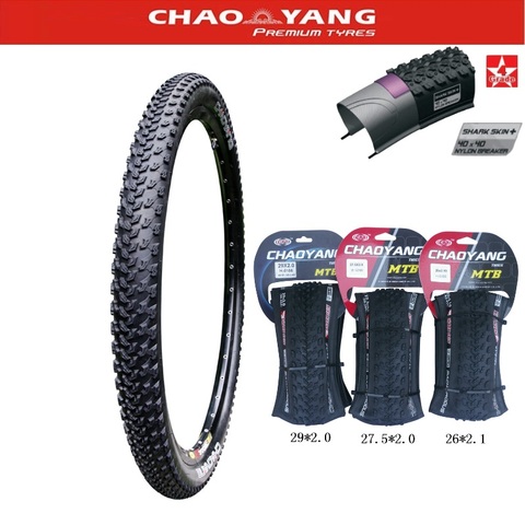 CHAOYANG H-5166 Shark Skin Anti-puncture Mountain Bike Tires 26*2.1/27.5*2.0/29*2.0 Cycling Folding Tires Bicycle Tyre ► Photo 1/1