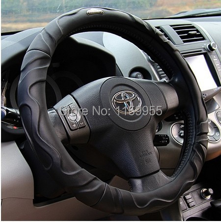 Top grade car Steering wheel cover 520li X5 A6L A3 A5 A7 A8 X6 x1 X3 Steering Wheels Leather Sheepskin ► Photo 1/3