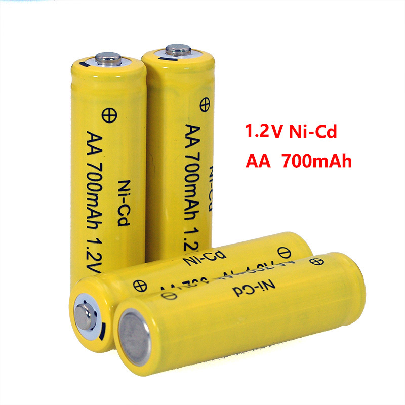 Lot AA NiCd Rechargeable Batteries Ni-Cd 700mAh for 1.2v Garden Solar Lamp Light 